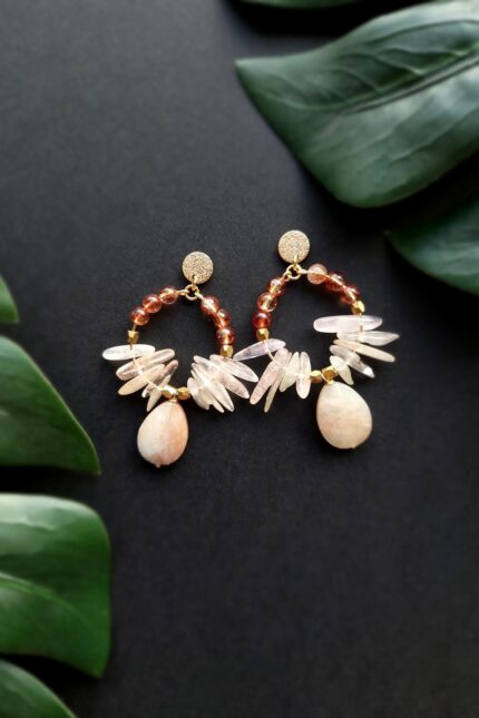 Kõrvarõngad morganiidiga