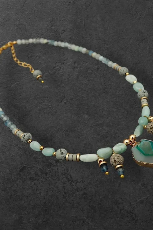 Kaelaehe akvamariiniga