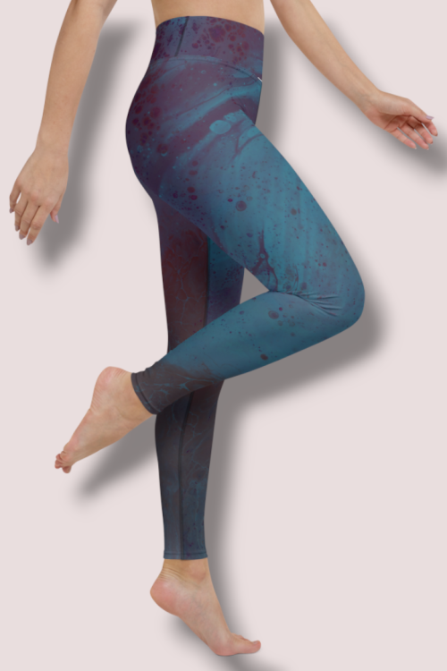 Lilla ja sinisega retuusid