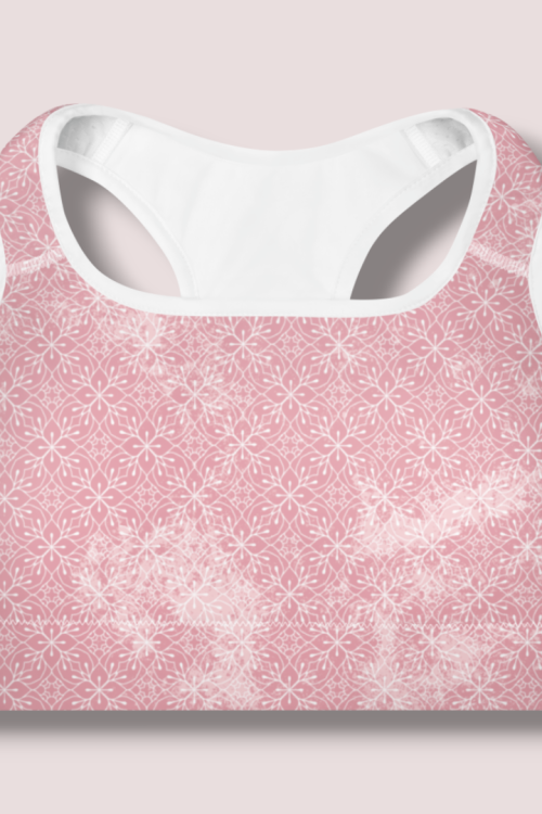 Roosa peene mustriga topp